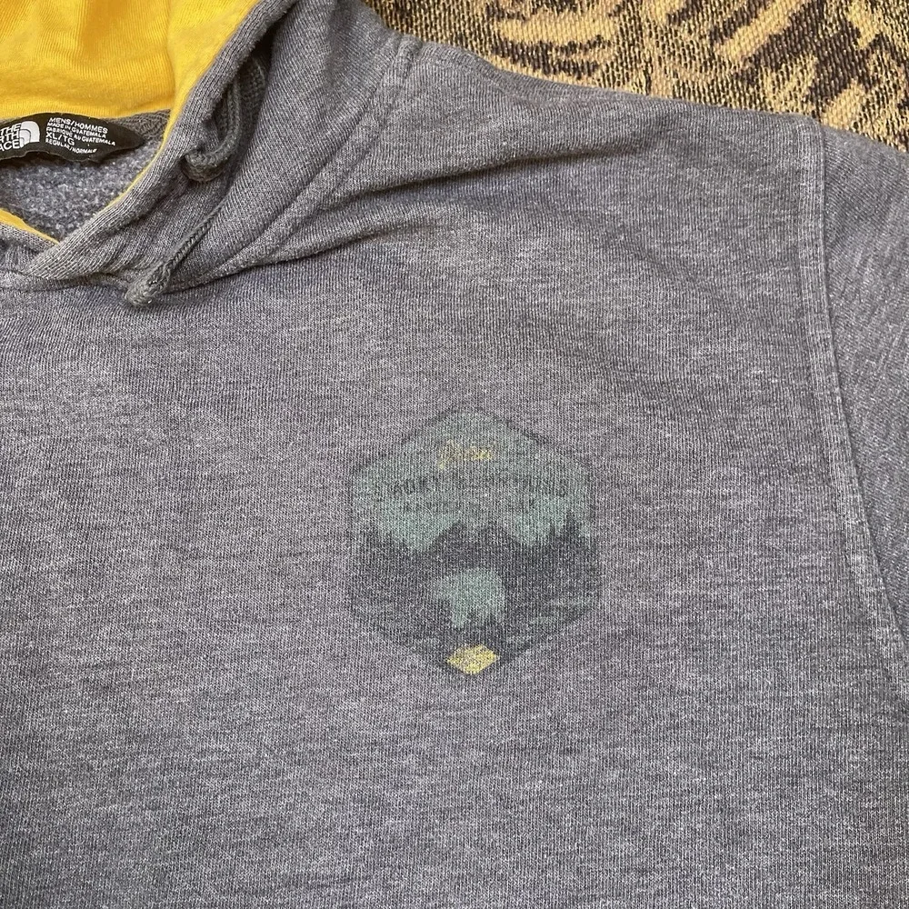 The North Face Pullover Gray Hoodie Great Smokey Mountain Mens Size XL